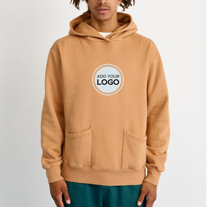 Sudadera clásica con capucha de lana, mezcla de algodón, sudaderas con capucha de estilo unisex en blanco - Product Image 6