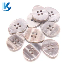 Ky Brown Matte Button Free Sample Thousands of Style Stock Custom 4 Holes Sewing ABS Resin Button for Clothing