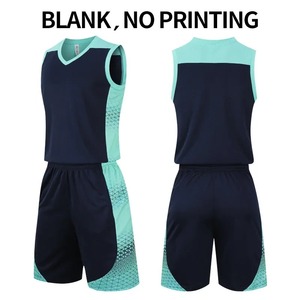 ชุดบาสเกตบอลระบายอากาศได้ดีชุดบาสเก็ตบอลพิมพ์ลายมืออาชีพวัสดุดี - Product Image 2