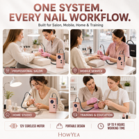 Máquina pulidora de uñas inalámbrica de 22000 RPM para manicura rusa, eliminación de gel y callosidades en los pies, 5 colores