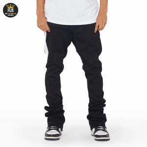 กางเกงวอร์มขาบานด้านข้างของผู้ชายกางเกงแบ็กกี้ทรงหลวมโอเวอร์ไซส์แบบลำลองสำหรับใส่กลางแจ้ง2026โลโก้แบบกำหนดเอง - Product Image 2