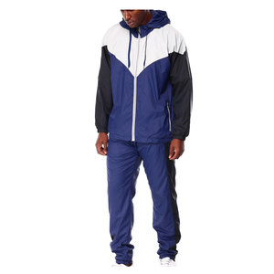 Hot Selling <b>Wind</b> <b>Breaker</b> Tracksuit Customized Logo Casual Fashion Wear Water Proof Track Suit for Men From Pakistan - Product Image 1