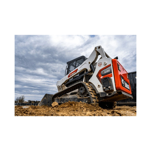 Chenille en caoutchouc assez utilisée Bobcat T450 Skid Steer Loader 247b avec peinture originale à vendre - Product Image 3