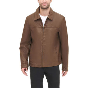 Chaqueta de Motociclista de Cuero Súper Genial para Hombre, Chaqueta de Motociclista con Bolsillo Interior en el Pecho, Chaquetas para Hombre - Product Image 3