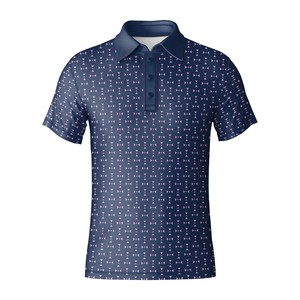 Camiseta de Polo de Golf para Hombre al por Mayor, Manga Corta, Deportiva, Tejido Suave, Elástico y Transpirable, Camisetas de Golf de Alto Rendimiento, Pedido al por Mayor - Product Image 2