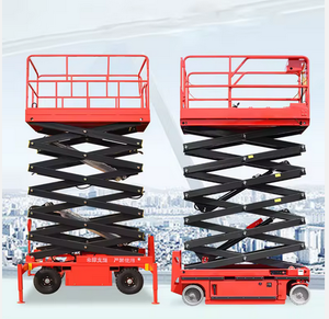 Plataforma Elevadora Compacta Eléctrica de Tijera, Capacidad 300kg, Altura 6m, Hidráulica, Automática, Autopropulsada, Móvil - Product Image 4