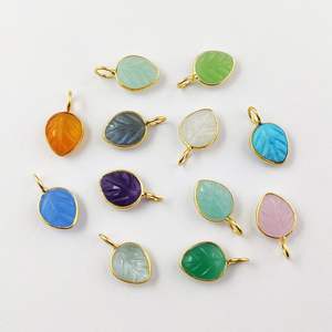 Élégant pendentif multicolore douzième pierre de naissance feuille sculptée pierre précieuse de guérison classique IGI certifié génial mode fantastique - Product Image 5