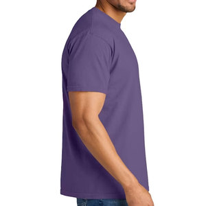 Custom Organic Cotton Men's Lightweight Breathable <b>T</b> <b>Shirt</b> Plain Blank Short Sleeve Streetwear Drop Shoulder <b>Pocket</b> <b>T</b> <b>Shirt</b> - Product Image 3