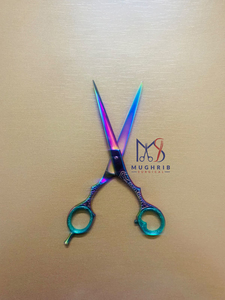 กรรไกรตัดผมมืออาชีพ สแตนเลสเคลือบสีหลากหลาย ดีไซน์คลาสสิคพิเศษ - Product Image 4