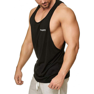 <b>Men</b> Custom Logo <b>Singlet</b> Fitness And Bodybuilding <b>Singlet</b> High Quality Blank <b>Men</b> Tank Top Gym Clothing - Product Image 3