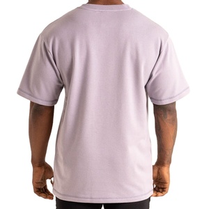 Camiseta Deportiva Holgada de Corte Regular, 100% Algodón, Transpirable, con Hombros Caídos, de Alta Calidad, Nueva Llegada, Lisa, Tallas Grandes - Product Image 5