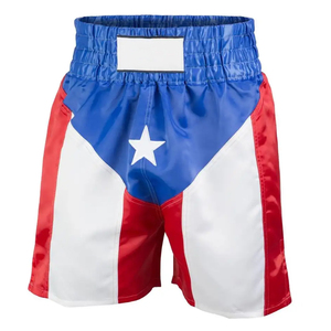 Shorts de boxe unisexes personnalisés en polyester/coton, confortables et tendance, nouveau design, vêtements d'arts martiaux à prix bas, vente chaude - Product Image 4