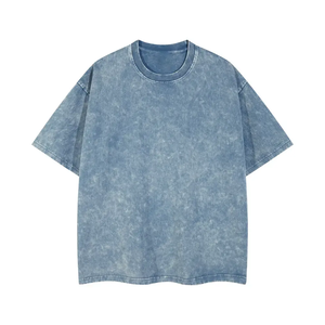 Personalizar los hombres relajado Ajuste de moda ligero hombres camisetas de alta calidad de algodón de manga corta Camiseta - Product Image 2