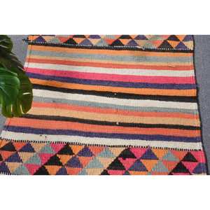 Classique Ethnique 2,9X11 ft Beige Laine Tapis À La Main Turc Buffet Tapis avec Support En Latex Patchwork Motif Rectangle Style - Product Image 5