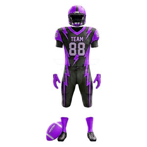 Uniforme de Fútbol Americano Deportivo Premium Cómodo, MOQ Bajo, Logotipo Personalizado, Ligero, Transpirable, Conjunto de Ropa Deportiva Resistente para Equipos - Product Image 3