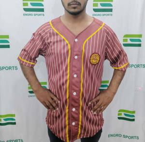 Personnalisable Noir Baseball Uniforme Jersey Respirant À Manches Courtes Hipster/ Hip Hop T-shirts Industrie Engro Sportswear - Product Image 1