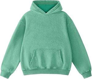 Sudaderas con capucha informales de invierno para hombre, Color sólido, 100% algodón, forro polar, ajuste Regular, secado rápido y transpirable, alta calidad - Product Image 1