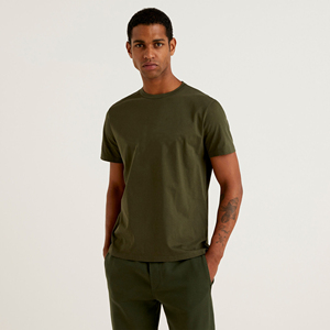 T-shirt 100% Coton T-shirts pour hommes unis vierges en gros de l'usine à bas prix. - Product Image 1