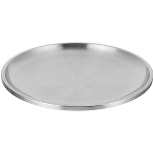 Sous-plaque en acier inoxydable poli mat d'une seule pièce de qualité supérieure motif rond meilleur matériau de qualité pour le service à domicile meilleurs tarifs - Product Image 1