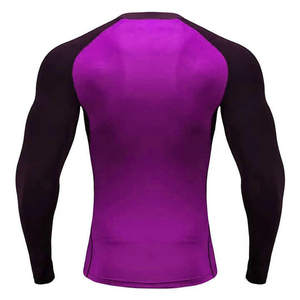 Meilleure qualité personnalisé Rash Guard hommes en gros Spandex Bjj Rash Guard surf plongée Rash Guard confortable de haute qualité OEM - Product Image 2