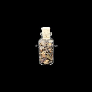 Cristales de ágata de piedra lunar arcoíris Natural, botella de estilo de amor tallada, piedra preciosa con piedras de Chip curativas Reiki - Product Image 5