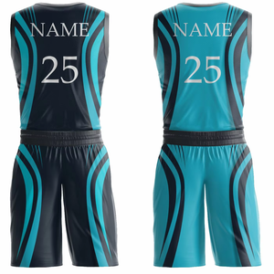 Vêtements de basket-ball personnalisés de haute qualité, uniforme de basket-ball respirant, équipement de basket-ball réversible, conception à double jeu - Product Image 2