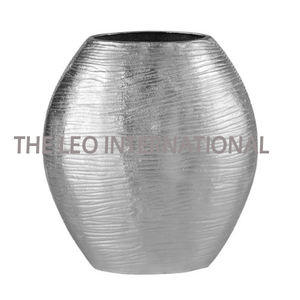 Juego de 2 Macetas Modernas de Metal para Interiores, Floreros Decorativos Altos para Decoración del Hogar y Oficina, Venta al por Mayor - Product Image 5