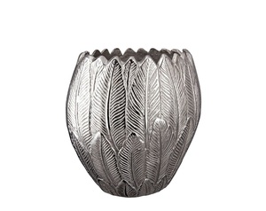 Vase de table moderne en aluminium personnalisé en gros Vase à fleurs de meilleure qualité fini en nickel décoratif pour la maison ou le bureau - Product Image 1