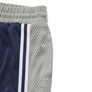 Pantalones Cortos Deportivos de Baloncesto Bordados Lisos de Secado Rápido con Doble Malla para Hombre - Product Image 3