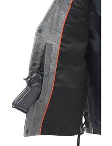 Chaqueta personalizable Vintage de cuero de vaca marrón para adultos decoración de botones impermeable transpirable a prueba de viento para ropa exterior de invierno - Product Image 5