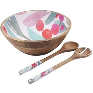 Tazón para Servir de Madera de Acacia, Ecológico, Biodegradable, Pulido, Liso, Apto para Uso en la Cocina, Apto para Lavavajillas - Product Image 2