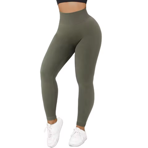 Athletic Gym Scrunch Butt Yoga Leggings para mujer Conjuntos de yoga Gym Wear nuevas mallas Camel toe gym Butt Lift para mujer - Product Image 1
