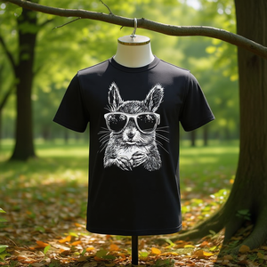 Camiseta Promocional con Diseño de Ardilla con Gafas de Sol - Product Image 3