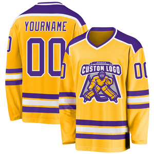 Top Quality Newest Design Hockey Jersey High Quality Ice Hockey Jerseys Wholesale Rate OEM Breathable Custom Fashion - Product Image 1