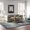 Support de plante en acier doré vintage avec étagères en verre fumé, table d'appoint de style moderne du milieu du siècle - Product Image 5