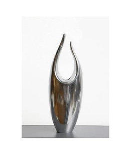 Aluminio nueva Mesa hecha a mano decoración florero de Metal diseño hecho a mano florero de Metal fabricante al por mayor proveedor - Product Image 2