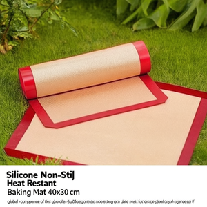 <b>Silicone</b> Non-Stick Heat Resistant <b>Baking</b> Mat 40x30 cm - Product Image 3