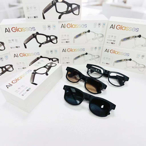 Lunettes IA AIMB G2 avec caméra 8MP, traduction IA, monture métallique, charge magnétique - Product Image 2
