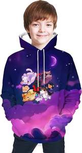 Nouveauté – Sweat à capuche unisexe décontracté et respirant, à manches longues, avec poches, imprimé, pour l'hiver – Écologique et idéal pour le sport - Product Image 3