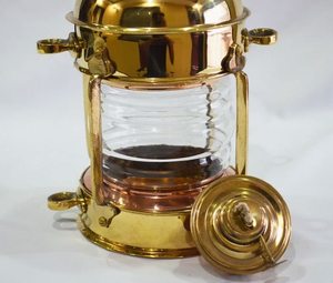 Linterna de barco de ancla de Metal de aspecto antiguo de alta calidad, nuevo cobre con vidrio para decoración de Hotel en casa, venta al por mayor, uso de velas - Product Image 6