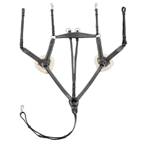 Pechera de polo ajustable de cuero, equipo ecuestre hecho a mano, ajuste fuerte, entrenamiento al aire libre, comodidad y rendimiento - Product Image 1