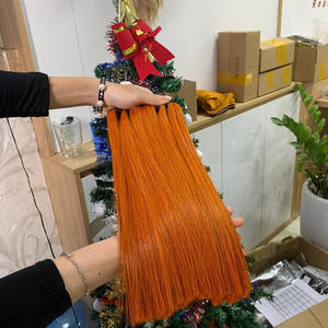 ช่อผมมนุษย์สีหินทราย100ผมต่อจากเรมี่ผู้ขายธรรมชาติสีคลื่นสไตล์ลูกคลื่นน้ำหนักคู่วัสดุ SIL - Product Image 5