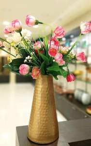 Elegant Style Ornament Fancy Flower Vase Antique Design Metal Flower Vase <b>for</b> Wedding Event & Home Decoration - Product Image 5