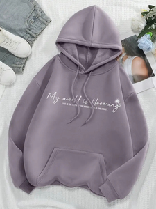 Sudadera con capucha y sudaderas de lana de alta calidad Sudadera con capucha de lana personalizada Diseño de mujer Sudadera con capucha y sudaderas de lana de gran tamaño para adultos a cuadros - Product Image 6