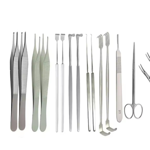 Ensemble d'instruments chirurgicaux manuels de haute qualité pour fistule AV, 30 pièces, en acier inoxydable, certifiés CE, garantie à vie - Product Image 1