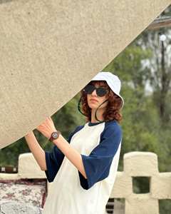 Nuevo diseño de ropa activa informal para mujer, camisetas elásticas de manga corta raglán, camisetas ajustadas elásticas lisas personalizadas para mujer - Product Image 5