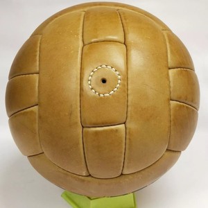 Produit tendance Ballon de football en cuir Vintage à l'ancienne en cuir véritable 25-Penal Football Logo personnalisé imprimé - Product Image 3