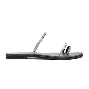 Chaussures noires style Basketball Casual Chappal CL1741 - Product Image 3