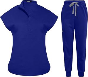 Personalizado de poliéster y Spandex de talla grande Mujer Jogger Set V Cuello Hospital Médico Scrub Uniforme de enfermera - Product Image 1