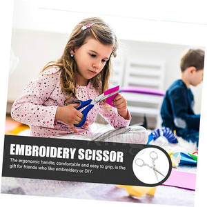 Tijeras de Bordado de Alta Calidad, Herramienta de Corte de Borde Fino para Costura Detallada y Trabajos con Hilo - Product Image 3